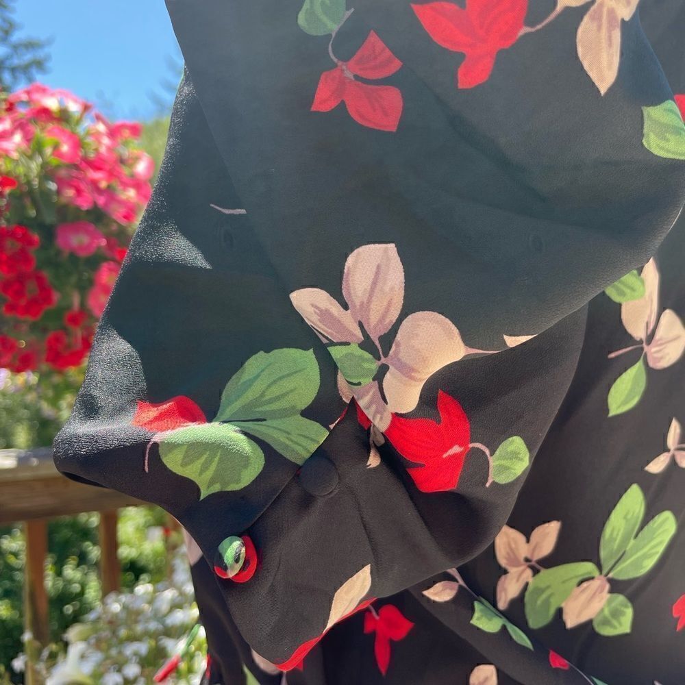 Botanical Print Mini Dress  - Picture 8 of 9